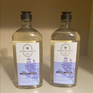 Bath and Body Works set of 2 Therapy Aromatherapy Lavender Vanilla